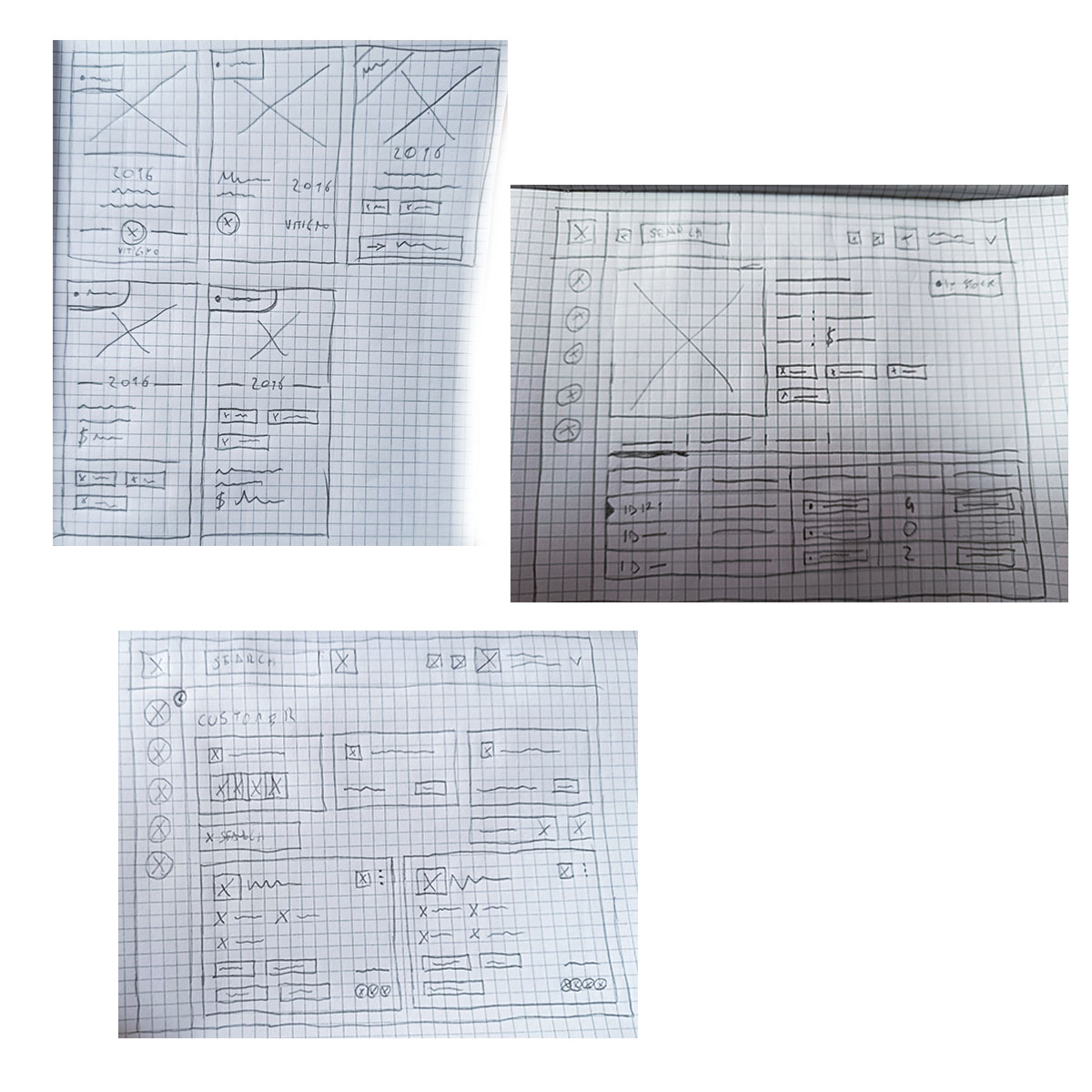Paper wireframe